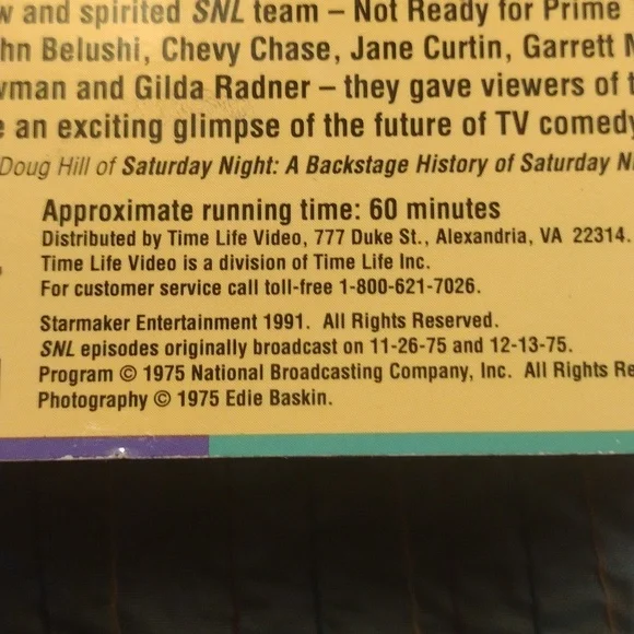 3 VHS Tapes Time Life Series of Saturday Night Live - Picture 4 of 10